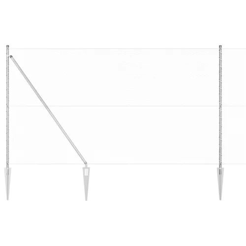  Hatszögletű Kerítés 1.6x10 m Galvanizált Acél