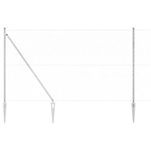  Hatszögletű Kerítés 1,6x10 m Galvanizált Acél