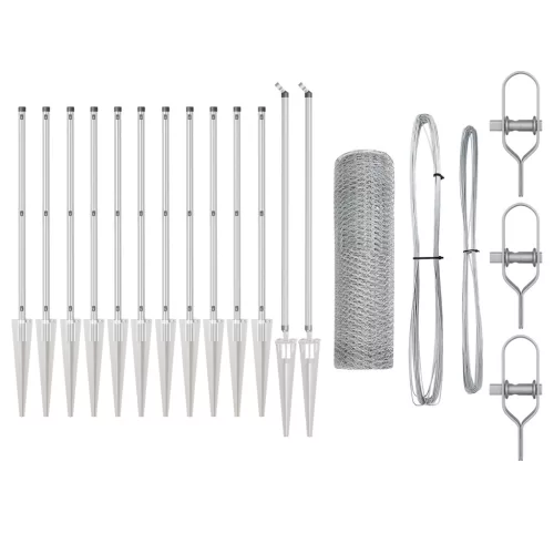  Hatszögletű Kerítés 0.8x25 m Galvanizált Acél