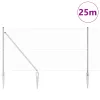  Kerítési Készlet 2 db Horganyzott acél 25 x 1.2 m