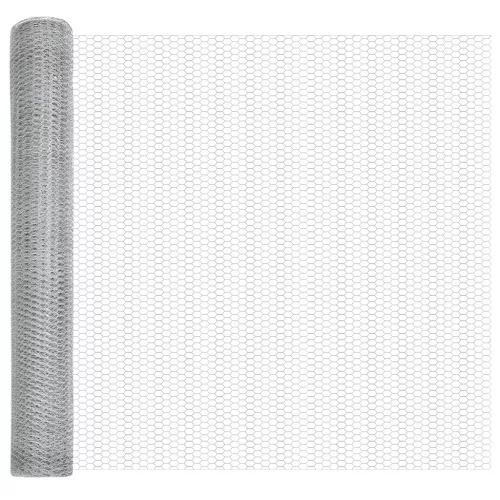  Kerítési Készlet 2 db Horganyzott acél 25 x 1.2 m