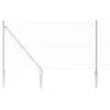  Kerítési Készlet 2 db Horganyzott acél 25 x 1.2 m