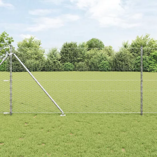  Hatszögletű Kerítés 1.4x25 m Horganyzott acél