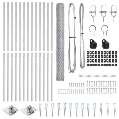  Hatszögletű Kerítés 1.6x25 m Galvanizált Acél