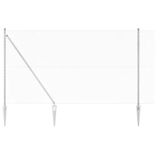  Hatszögletű Kerítés 1.6x25 m Galvanizált Acél