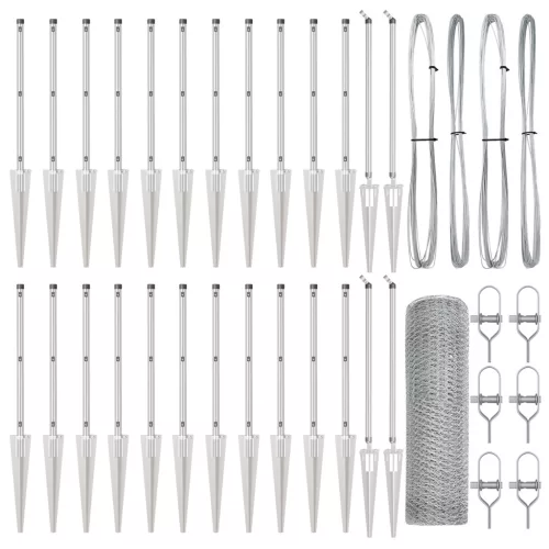  Hatszög kerítés 0.5x50 m horganyzott acélból