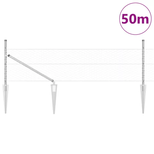  hatszögletű kerítés 0,5x50 m horganyzott acél
