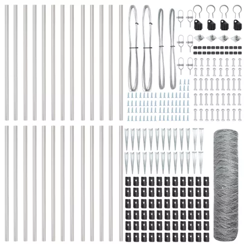  Hatszögletű kerítés 0.6x50 m Galvanizált acél