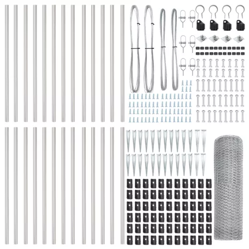  Hatszögletű Kerítés 0.8x50 m Galvanizált Acél