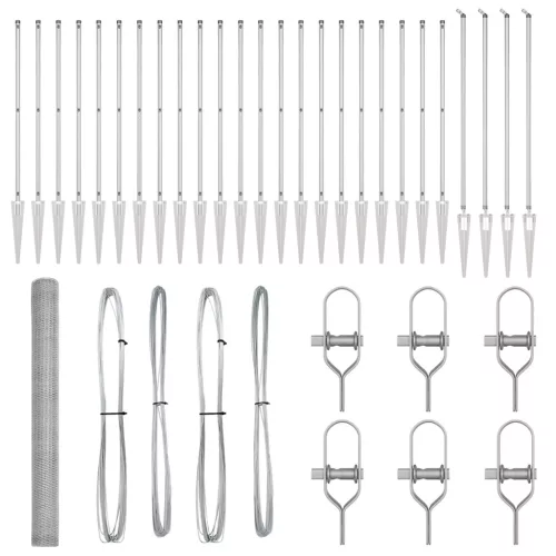  Hatszögletű Kerítés 1,5x50 m Horganyzott Acél