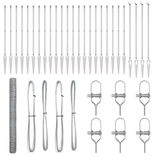  Hatszögű Kerítés 1.5x50 m Galvanizált Acél