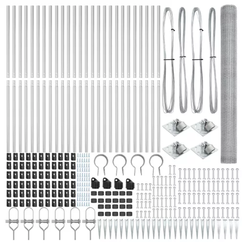  Hatszögletű Kerítés 1.6x50 m Horganyzott Acél