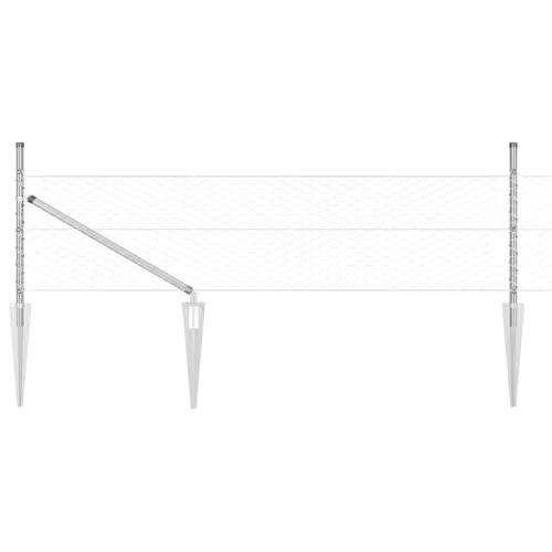  Hatszögletű Kerítés 0.4x100 m Galvanizált Acél