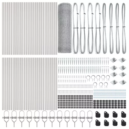  hatszögletű kerítés 0.6x100 m galvanizált acél