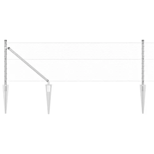  hatszögletű kerítés 0.6x100 m galvanizált acél