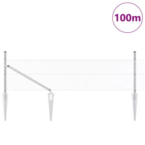  Hatszögletű kerítés 0.8x100 m Horganyzott acél