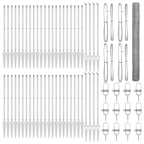  Hatszögletű Kerítés 1.6x100 m Horganyzott Acél