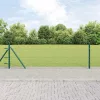  Kerítésoszlop Zöld 25 x 0,5 m (25 mm háló) Acél