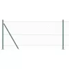  Kerítési Készlet 2 db Erdei zöld Acél 25 x 1 m Tartós