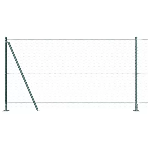  Kerítésoszlop Zöld 25 x 1,2 m (50 mm rács) Acél
