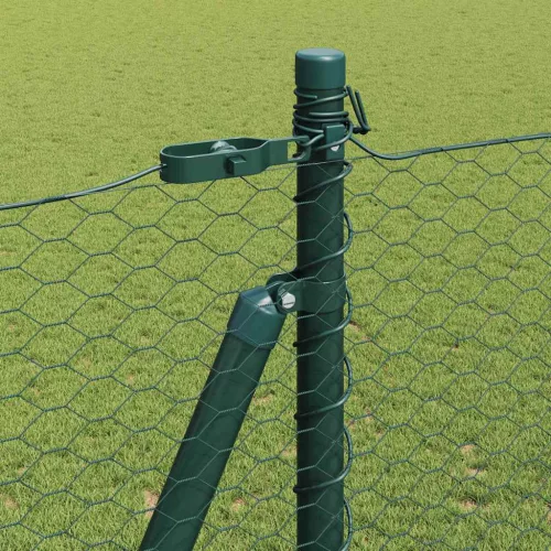  Kerítésoszlop Zöld 25 x 1,5 m (25 mm háló) Acél
