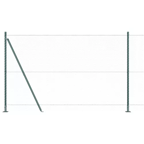  Kerítésoszlop Zöld 25 x 1,5 m (25 mm háló) Acél