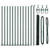  Kerítésoszlop Zöld 25 x 1,5 m (36 mm rács) Acél