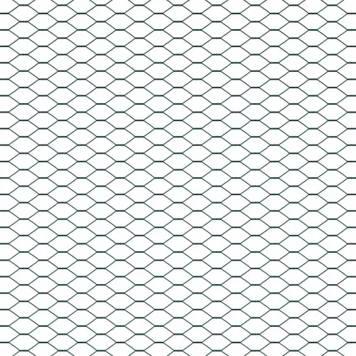  Hatszögletű Kerítés Zöld 0,5x50 m Acél