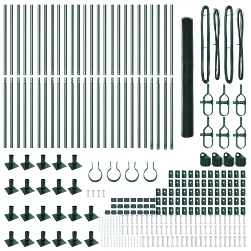  Hexagon kerítés Zöld 1.4x50 m Acél