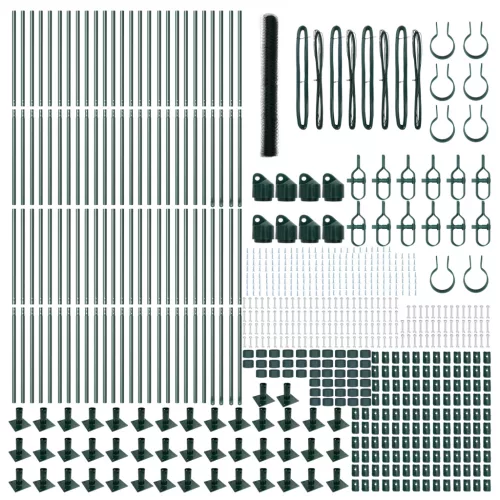  Hatszögletű Kerítés Zöld 1.4x100 m Acél