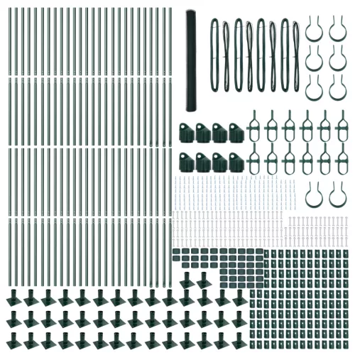  Hatszögű Kerítés Zöld 1.6x100 m Acél