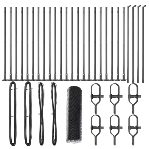  Hatszögletű kerítés Szürke 0,5x50 m Acél