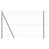  Hatszögletű Kerítés Szürke 1,4x50 m Acél