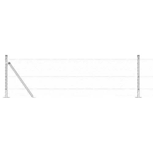  Hexagon Kerítés 0.6x10 m Galvanizált Acél