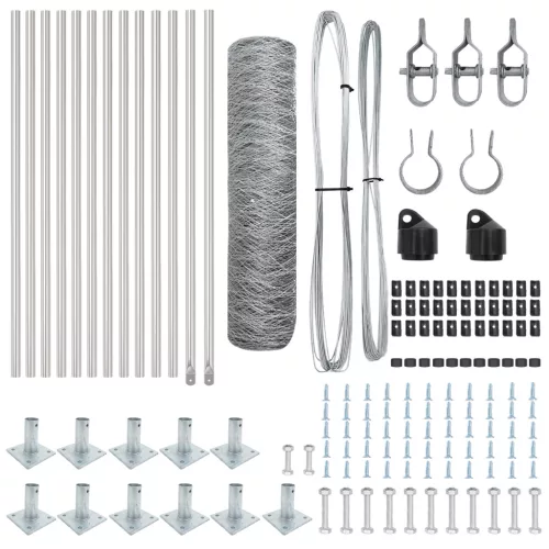  Hatszögletű kerítés 0.6x25 m horganyzott acél