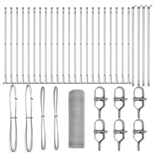  Hatszögletű kerítés 1x50 m Horganyzott acél