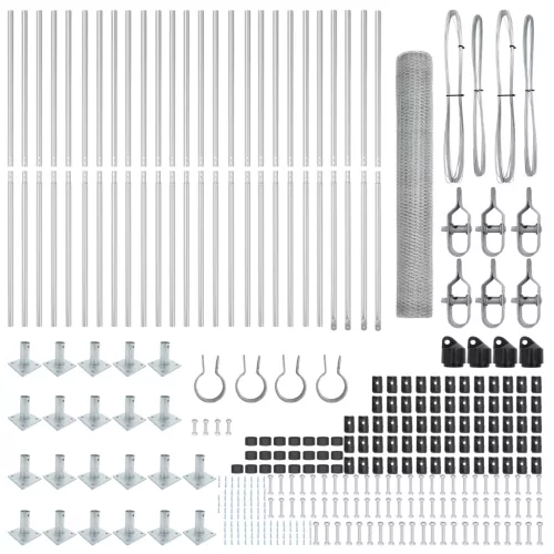  hatszögletű kerítés 1.2x50 m galvanizált acél