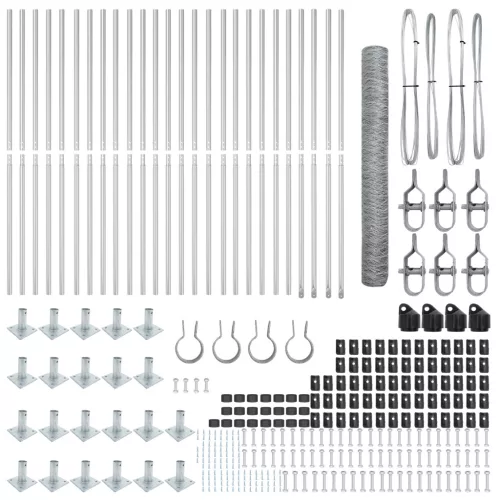  Hatszögű Kerítés 1.2x50 m Fegyverzett Acél