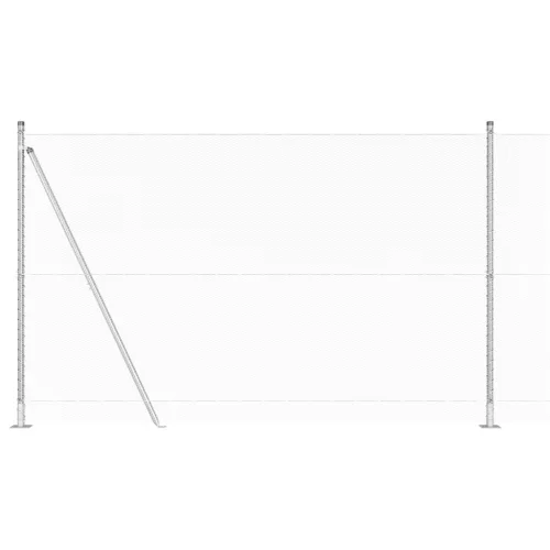  Hatszög kerítés 1,4x50 m Horganyzott acél