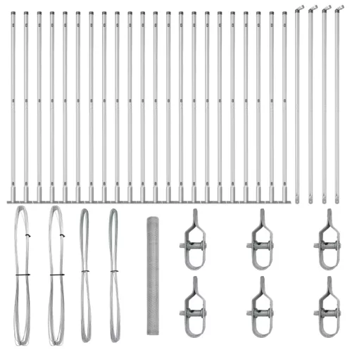  Hatszögletű Kerítés 1.6x50 m Galvanizált Acél