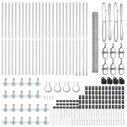  Hatszögletű Kerítés 1.6x50 m Galvanizált Acél