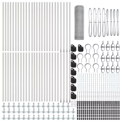  hatszögletű kerítés 0.4x100 m horganyzott acélból