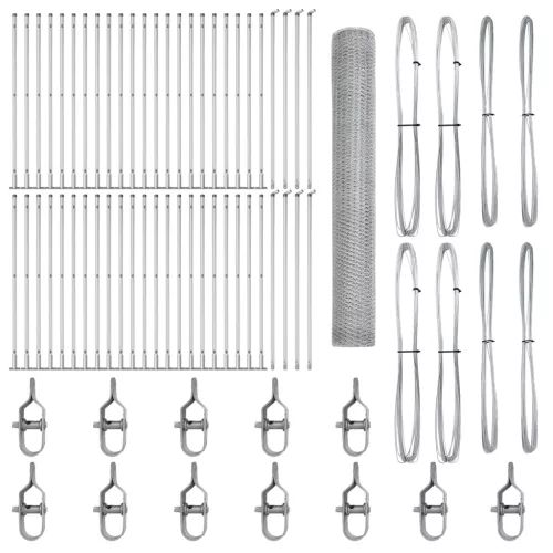  Hatszögletű Kerítés 1,2x100 m Horganyzott Acél