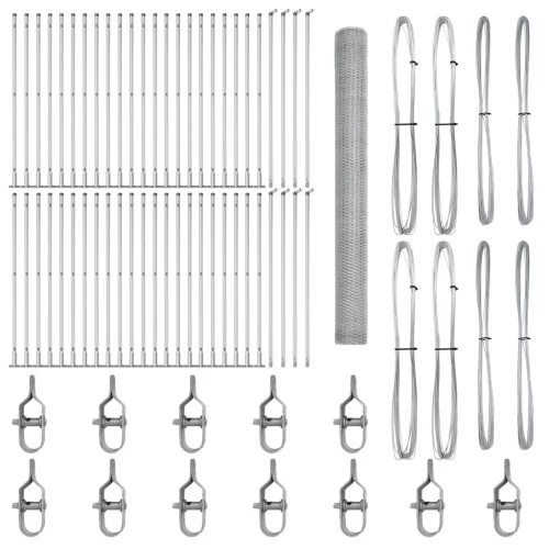  Hatszögletű kerítés 1.6x100 m Galvanizált acél