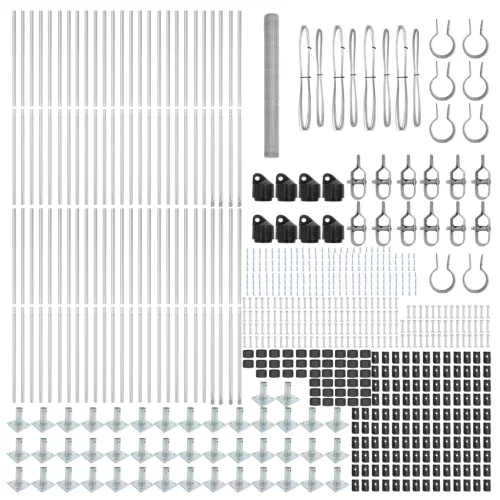  Hatszögletű kerítés 1.6x100 m Galvanizált acél