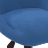  kék bársony forgó irodaszék