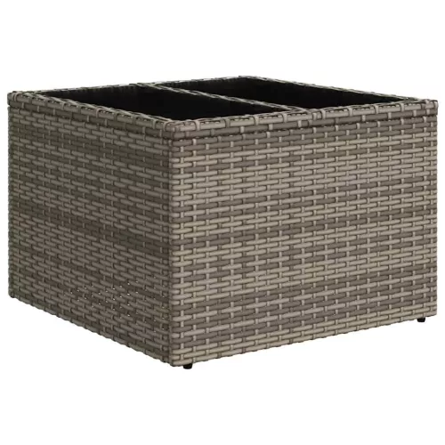  Kerti Kanapé Szett 11 pcs Szürke 344 x 209 x 85 cm Poli rattan