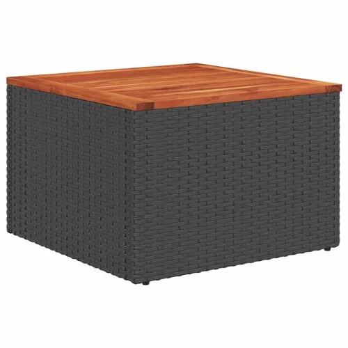  Kerti Kanapé Szett 5 pcs Fekete, fehér