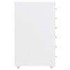  fehér fém mobil iratszekrény 28 x 41 x 69 cm