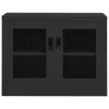  antracitszürke acél irodai szekrény 90 x 40 x 70 cm